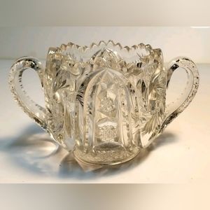 Vintage Pre-owned LE Smith glass sugar dish